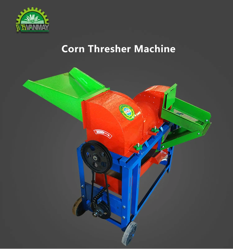 Diesel Engine Corn Thresher Millet Threshing Maize Huller Machine