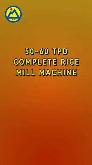 Fraiseuse de riz d'unité de moulin à riz d'intégration des machines 50tpd de traitement de grain d'OEM/ODM