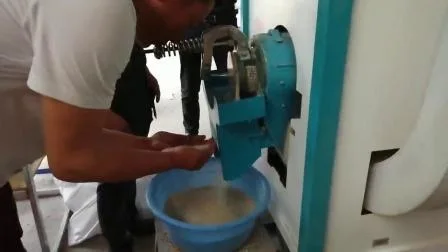 Décortiqueuse de riz de maïs de 500 kg/h avec polisseurs