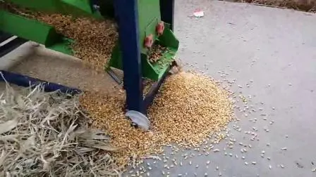 Machine de décorticage de maïs de battage de millet de batteuse de maïs de moteur diesel